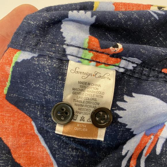 - Hawaiian - Men - Button Down - Cotton - Small - - Picture 9 of 10